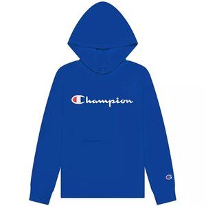Boys Large Champion® Script Graphic Hooded Tee NWT